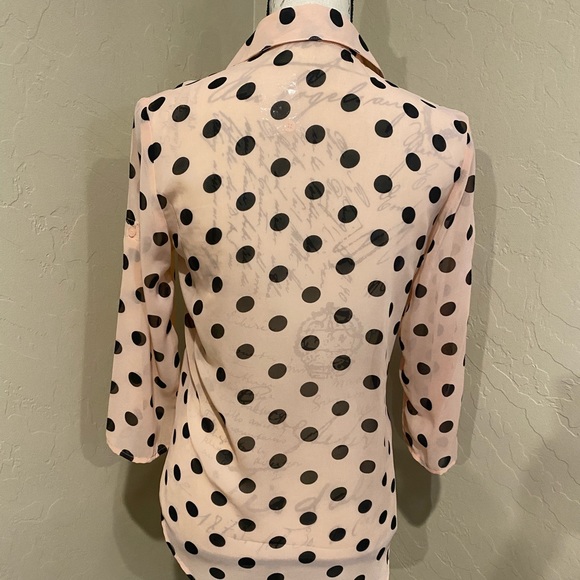 Women’s polka dot shirt size Small - Picture 2 of 7